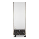 REFRIGERADOR VERTICAL PUERTA SÓLIDA 23 PIES ACERO INOXIDABLE. RVSA-23UI