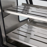 VITRINA EXHIBIDORA ACERO INOXIDABLE TORREY. DRD3-AI