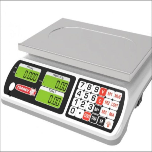 BASCULA ELECTRÓNICA COMERCIAL TORREY SXE-40